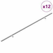 Maniglia per Armadio 12 pz Argento 700mm Acciaio inossidabile CFW3632816