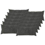 Federa 12 pcs HEERLEN Antracite 40 x 80 cm Fleece in microfibra 909984