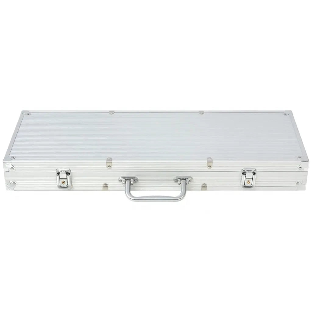 Set da Poker con 500 Chips Laser in Alluminio 80184