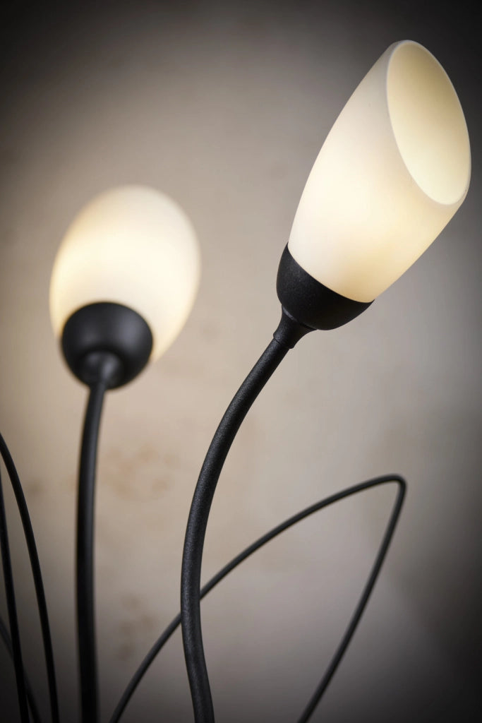 Lampada da tavolo GLORIOSA nera opaca 3xG9 14W Jupiter