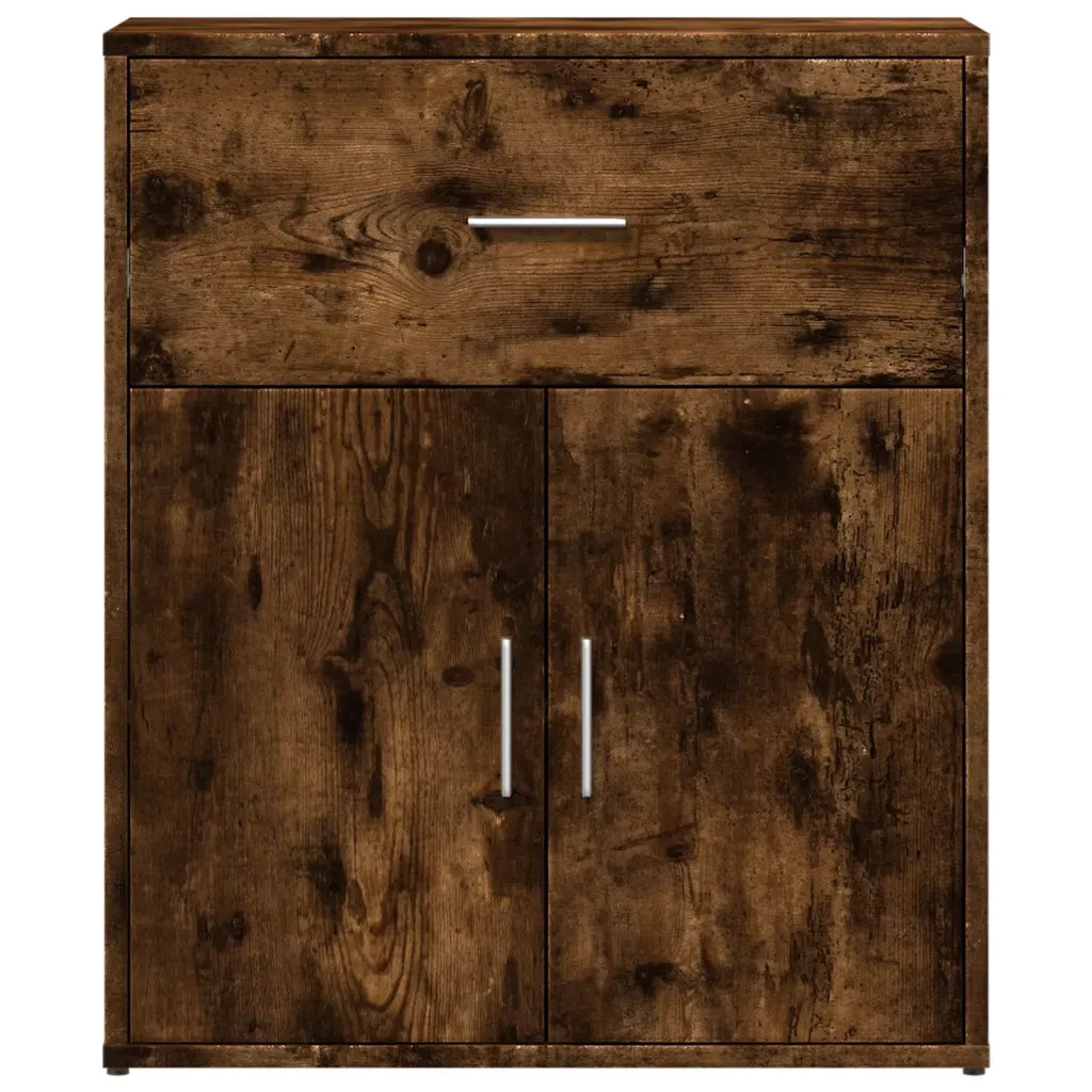 Credenza-Buffet-Armadio da cucina Rovere Fumo 60x31x70 cm in Legno Multistrato 228239