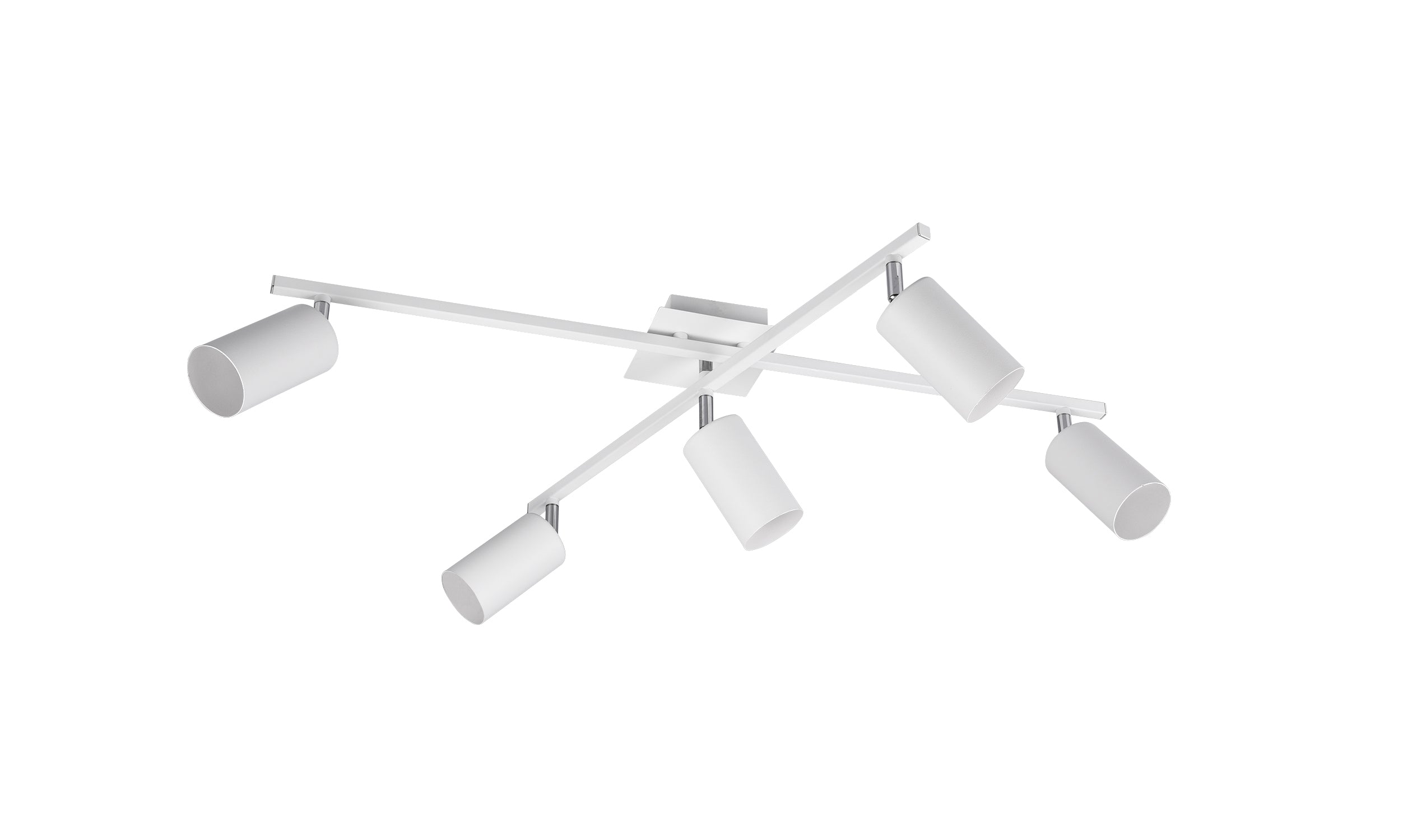 Plafoniera da Interno  GU10 in Metallo Bianco