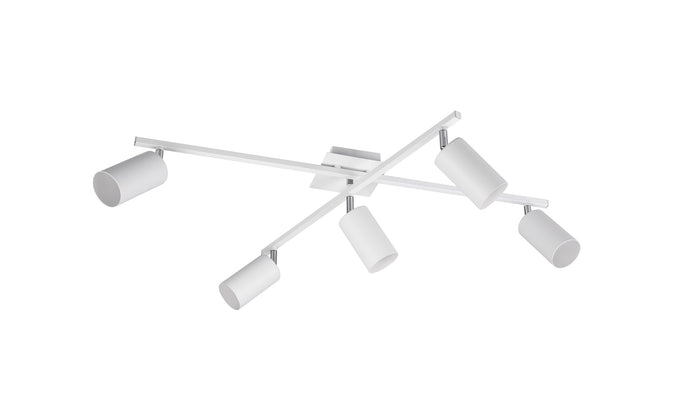 Plafoniera da Interno  GU10 in Metallo Bianco