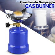 Trade Shop - Fornello Gas Portatile Fornellino Per Campeggio Camping Da Viaggio Di Emergenza -
