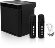Sistema Karaoke Portatile - Altoparlanti Bluetooth - Microfoni a Cavo - Per Feste a Casa/Camping - Eccellente Qualità - Macchina Karaoke