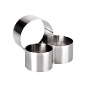 Trade Shop - 12 Pz Stampo Stampini Forma Per Dolci Pasta Anello Circolare 6 X 6 Cm Cucinare -