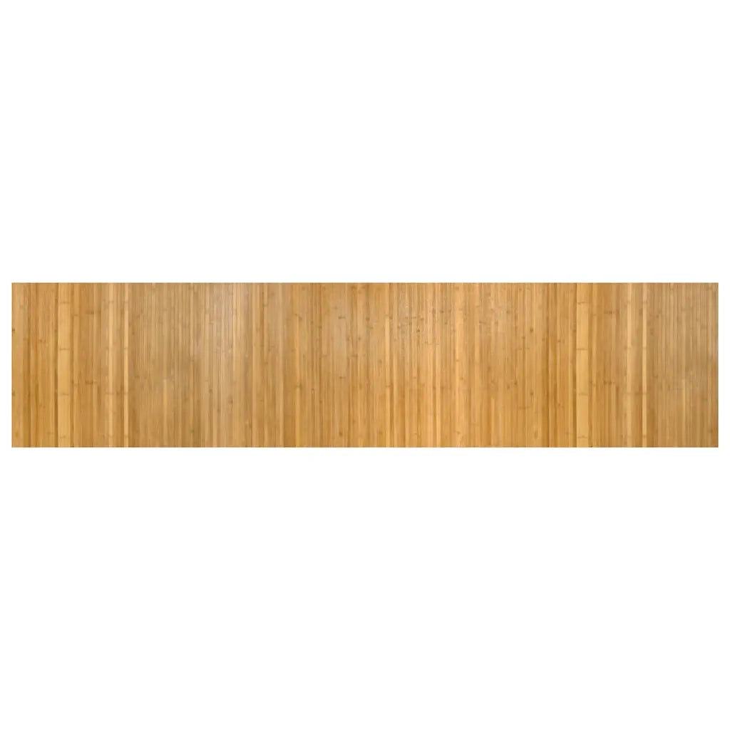 Tappeto Rettangolare Natura 70x300 cm in Bambù 376751