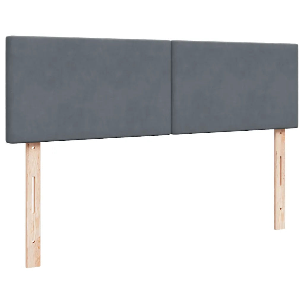Struttura Letto Pouf con Materasso 140x200 cm in Velluto 3312555