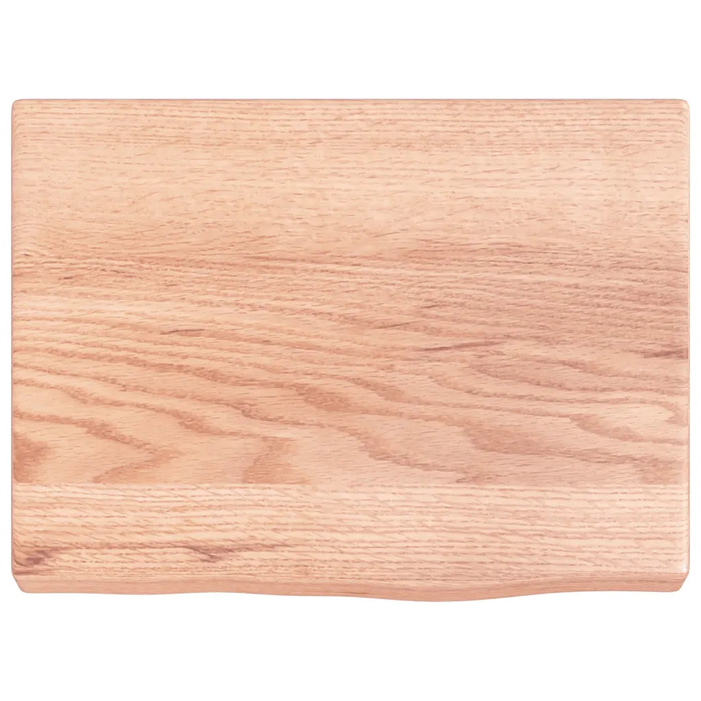 Piano Bagno Marrone 40x30x(2-4) cm Legno Massello Trattato 3156090