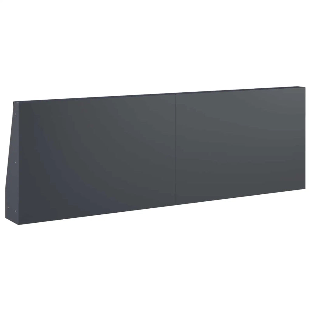 Muro di contenimento 6 pz 60 x 12 x 30 cm Acciaio Antracite 3449158