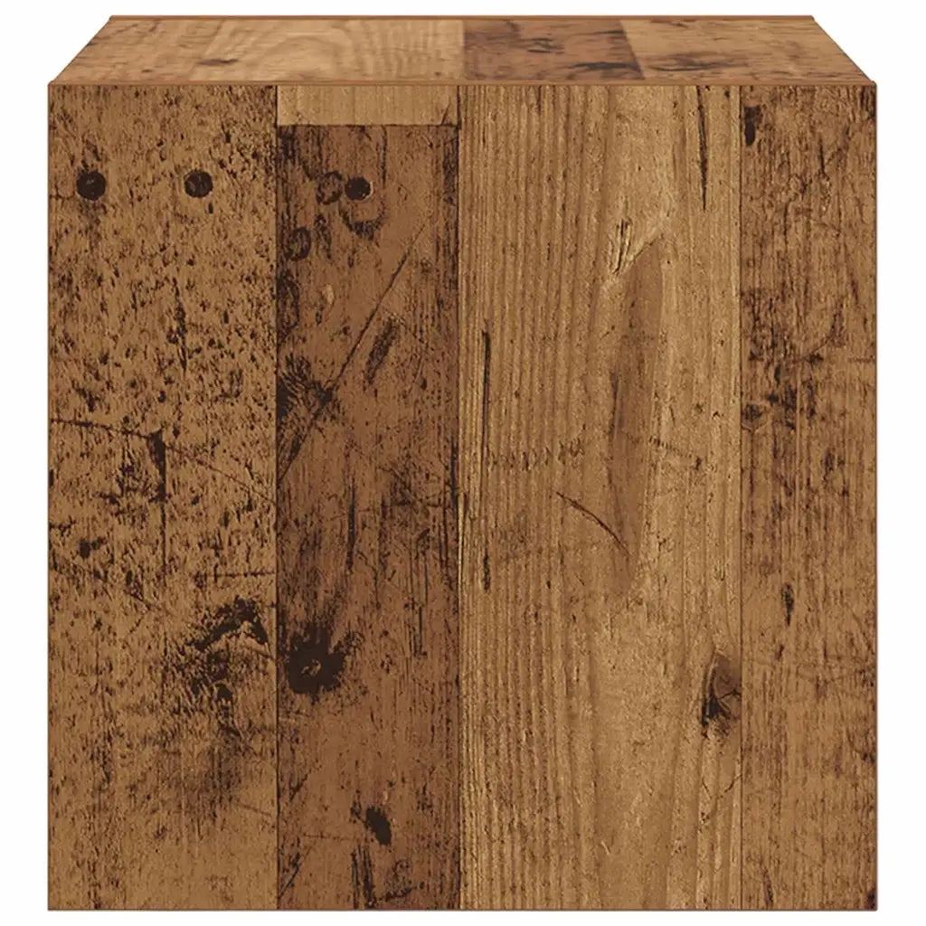 vidaXL Armadietto a muro Legno vecchio 37 x 37 x 37 cm