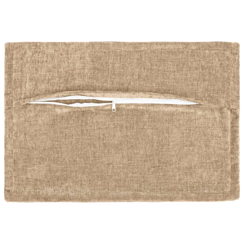 Federa 2 pz HOUTEN Tortora 50 x 75 cm Tessuto Chenille 919853