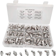 Kit di pennelli per applicare la vernice - M6 M8 M10 - Orizzontale e verticale - 45° 90° - Con scatola di conservazione - 170 pezzi.