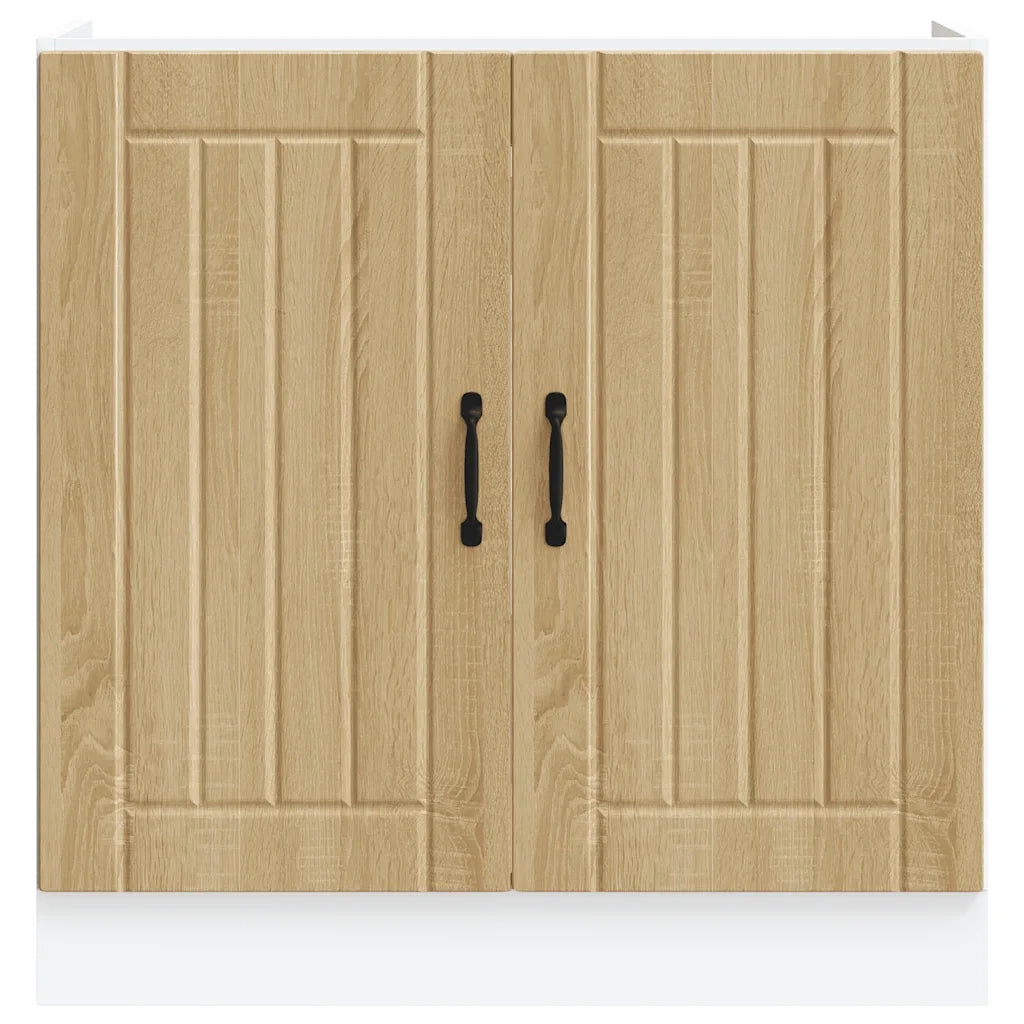 Mobile Base Lavello Lucca Rovere Sonoma in Legno Multistrato
