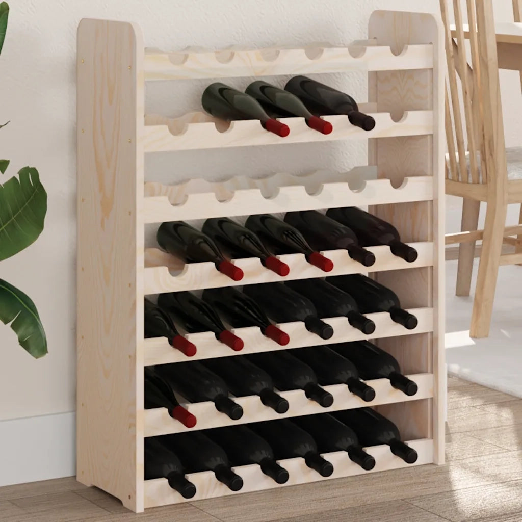 Portavini 67,5x25x87 cm in Legno Massello di Pino