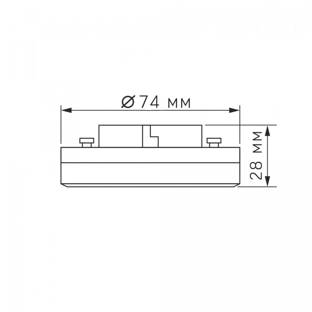 Lampadina LED GX53 10W 950lm 4000K dimmerabile Videx