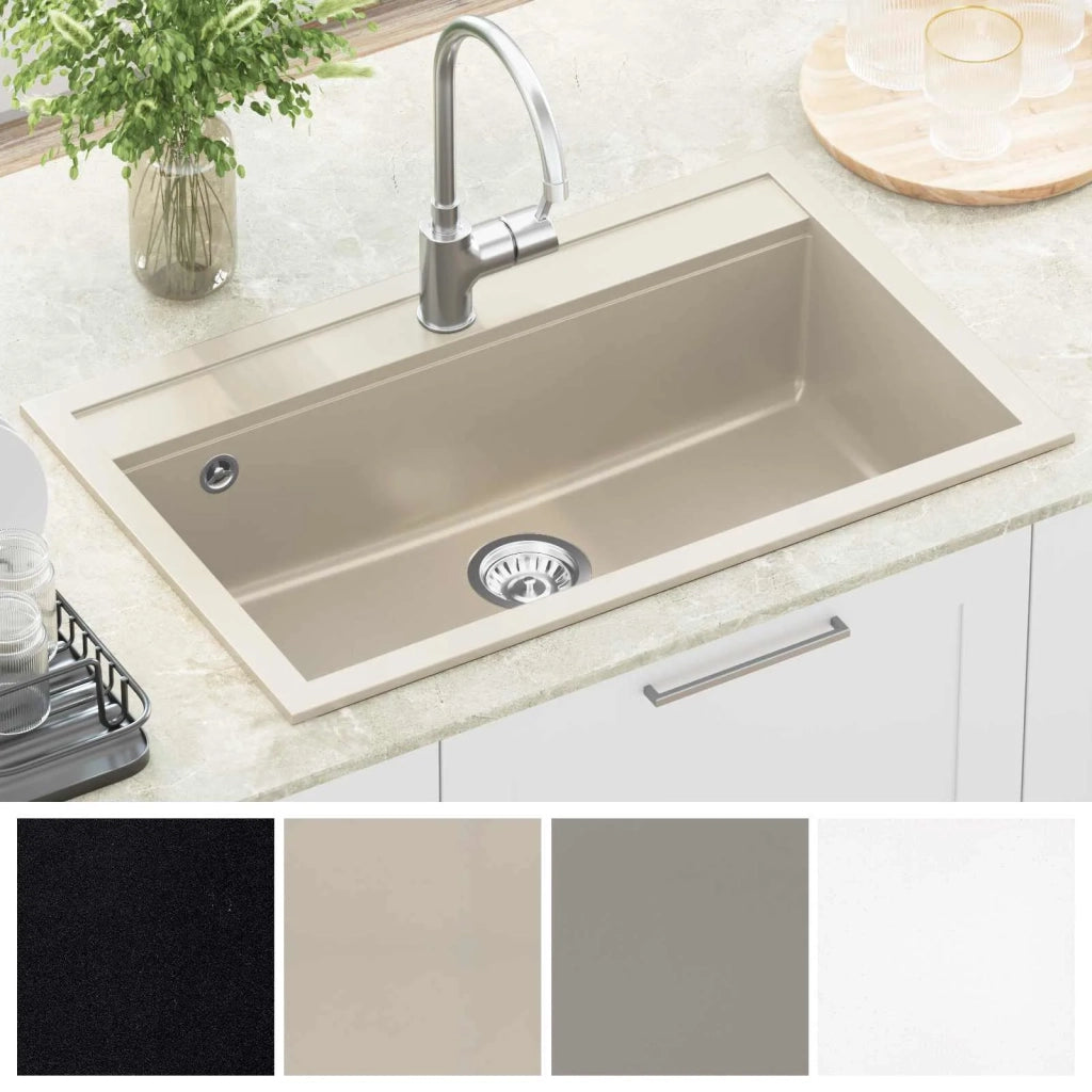 Lavello Beige 795 x 505 mm Granito 42028390