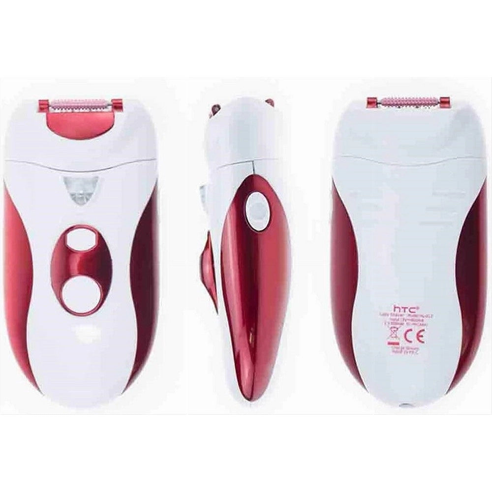 Trade Shop - Set Epilatore Rasoio Ricaricabile Donna 2in1 Dispositivo Elettrico Corpo Gm-2118 -