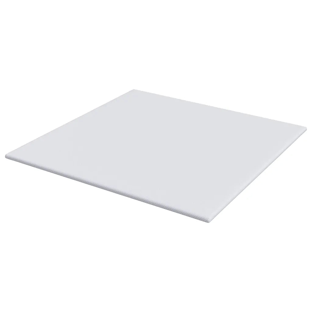 Topper per materasso Bianco 200 x 200 cm Tessuto Jacquard CFW3303654