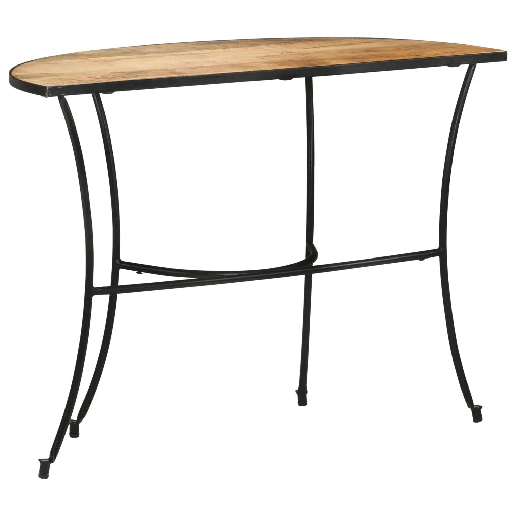 Tavolino Laterale 110x40x77 cm in Legno Massello di Mango 321948