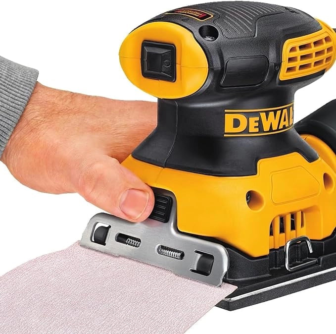 LEVIGATRICE ORBITALE CON PLATORELLO RETTANGOLARE DEWALT - DWE6411-QS