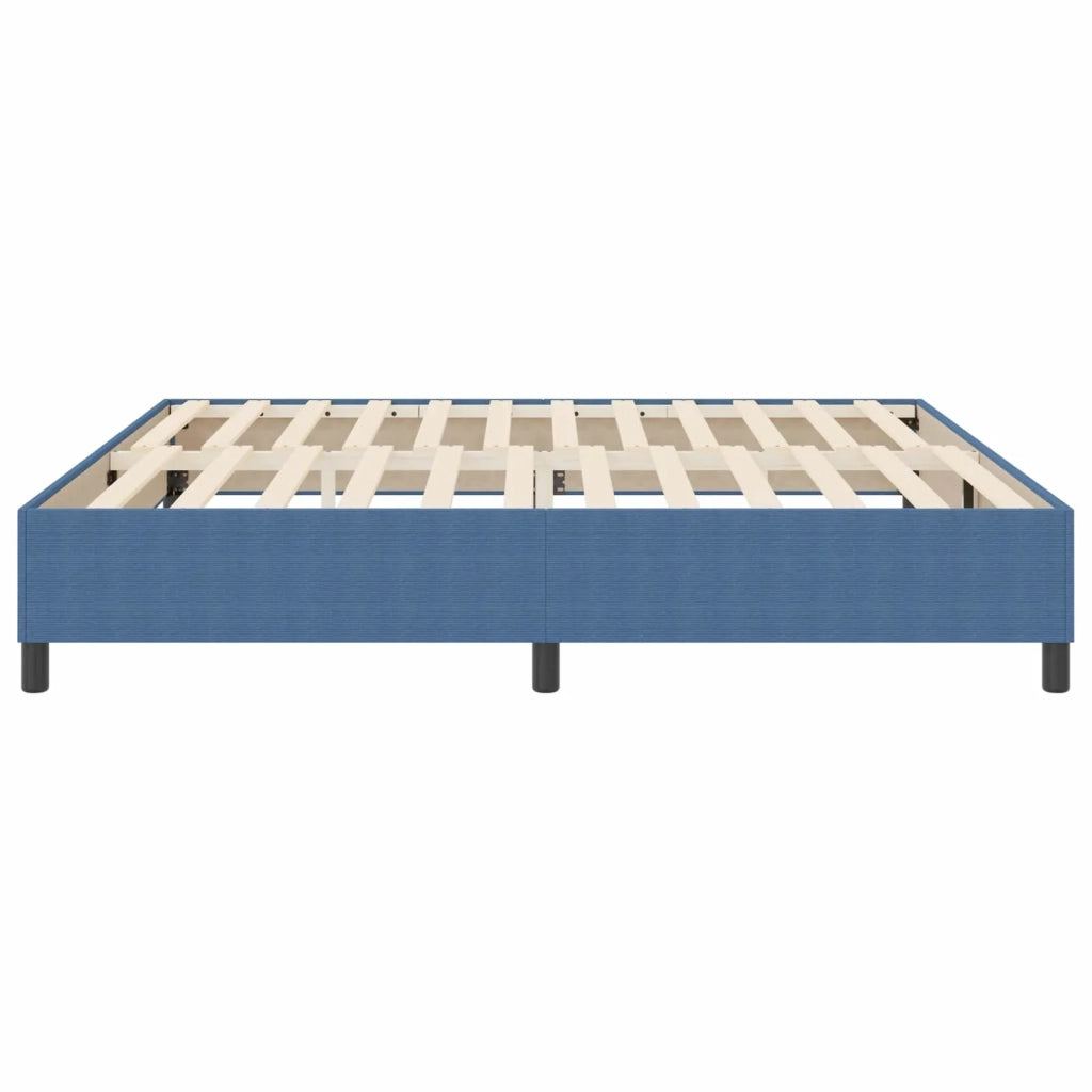 Struttura letto piattaforma Blu 200 x 200 cm Tessuto in Cords 3337430