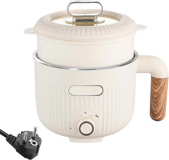 Mini Cucina Elettrica Portatile 2 L per Cottura Rapida e Stufato - Multicottura Antiaderente