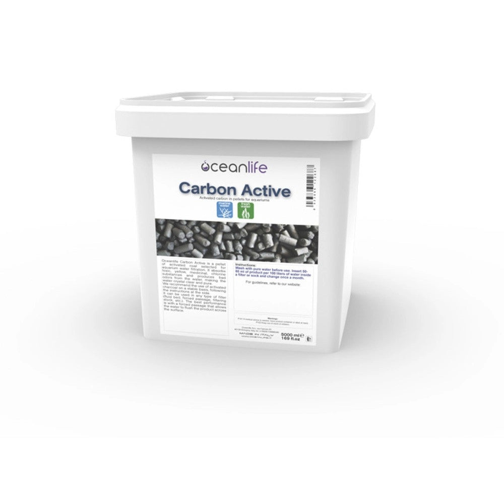 OceanLife Carbon Active - Carbone Attivo in Pellet Formato: 5 L