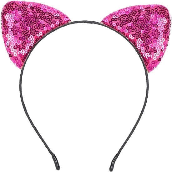 Cintura per capelli con gocce di vetro - Pailletton reversibili - Disegno antiscivolo - Accessorio per capelli per bambine - Finitura lucida - Bling - Ideale per decorazioni da festa