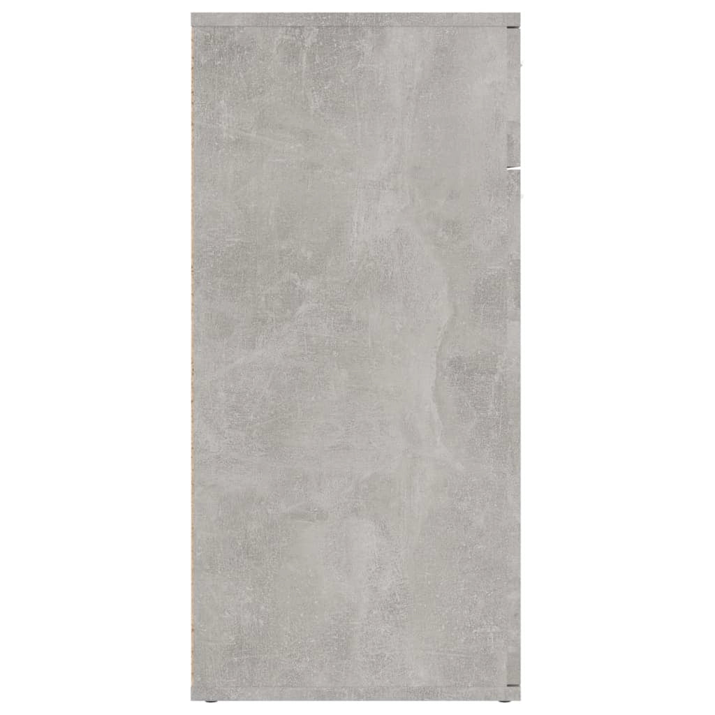 Buffet credenza cassettiera mobiletto mobile contenitore organizer per cucina soggiorno salotto 80 x 36 x 75 cm legno ingegnerizzato grigio 02_0032105
