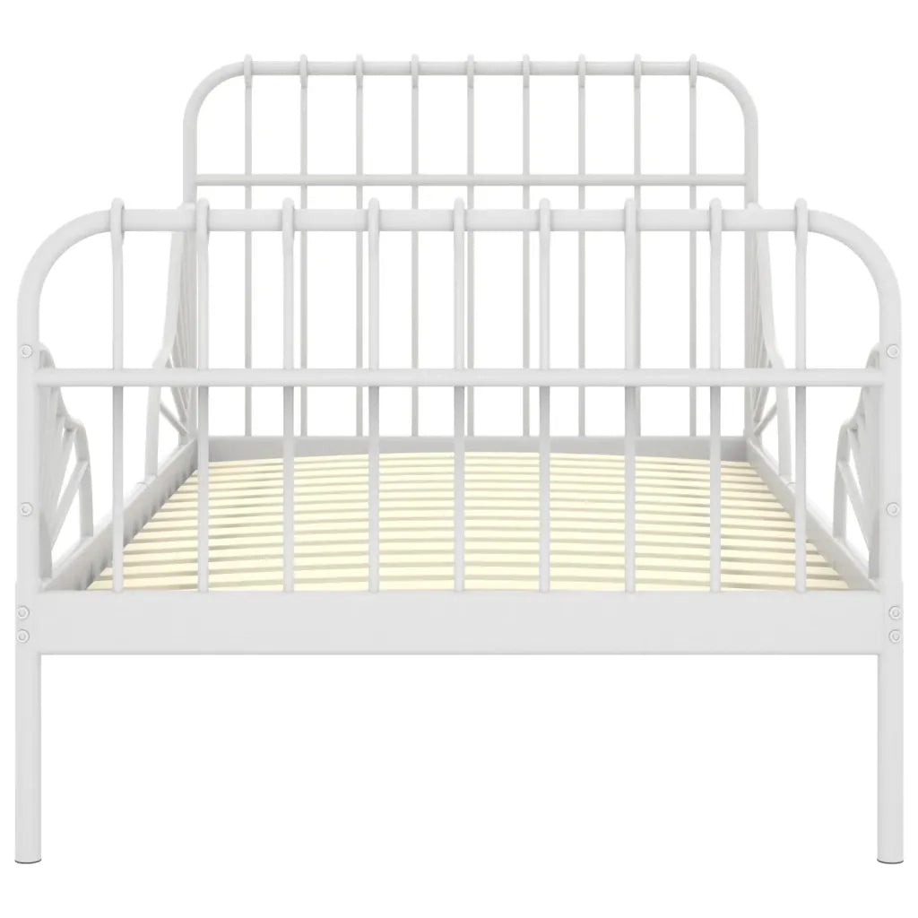 Giroletto Estendibile Bianco in Metallo 80x130/200 cm 324741