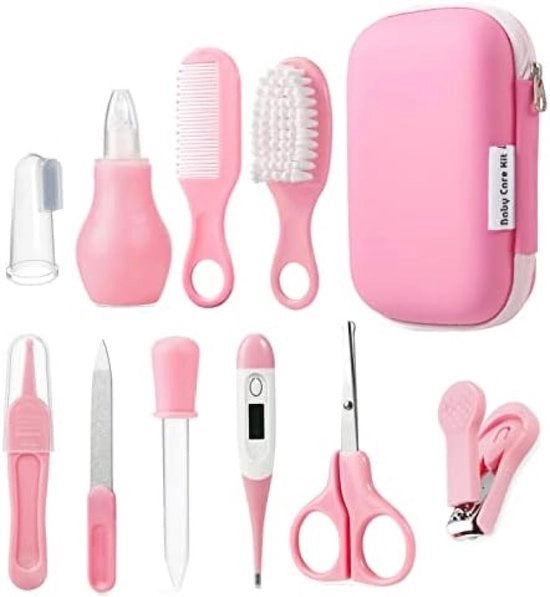 Set di cura per bambini con 10 articoli - Rosa