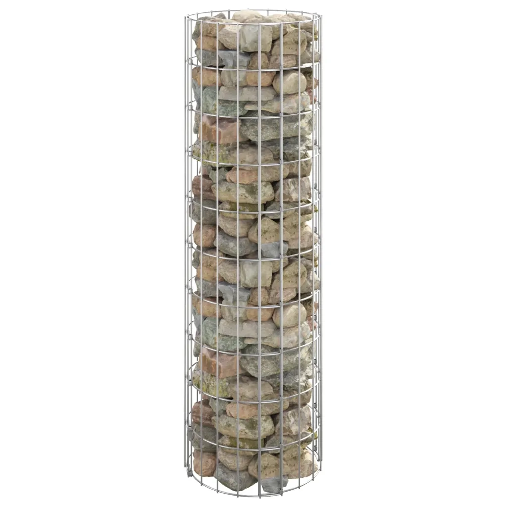 Palo Gabbione Circolare in Acciaio Zincato Ã˜30x100 cm cod mxl 16542