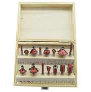 SET 15 FRESE FRESA PER LEGNO PER SCANALARE RIFILARE SANALATURE FRESATRICE 6MM