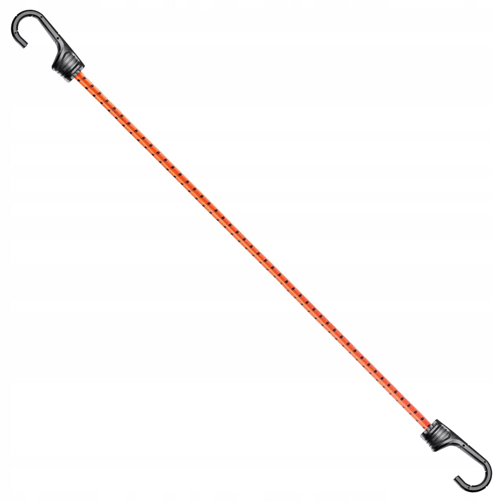 Corda elastica in gomma KADAX con gancio, 48 cm, per il fissaggio di teloni e tenditori per bagagli.