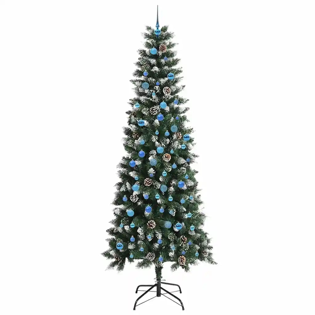 Albero di Natale | Decorazioni natalizie artificiale con 300 LED Verde 240 cm