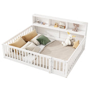 Letto da giorno 140x200 cm; con sponde e vano contenitore; legno di pino e MDF; bianco (Senza materasso)