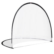 Cage da Calcio Pop Up con Sacchetto e Pali ¨C zephmum ¨C 247x203x201.5 cm Nero Bianco