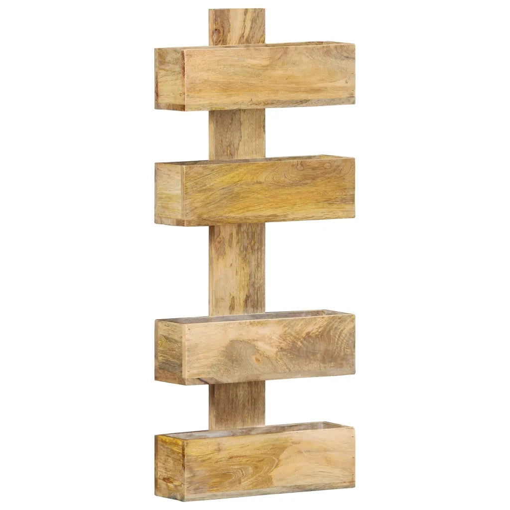 Portariviste a Parete 30x11x72 cm in Legno Massello di Mango 286466