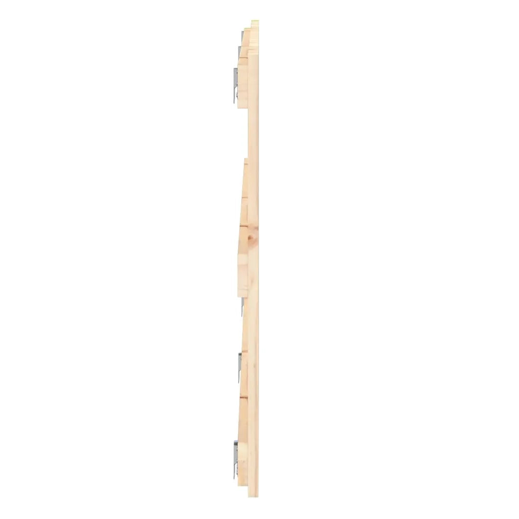 Testiera da Parete 204x3x60 cm in Legno Massello di Pino
