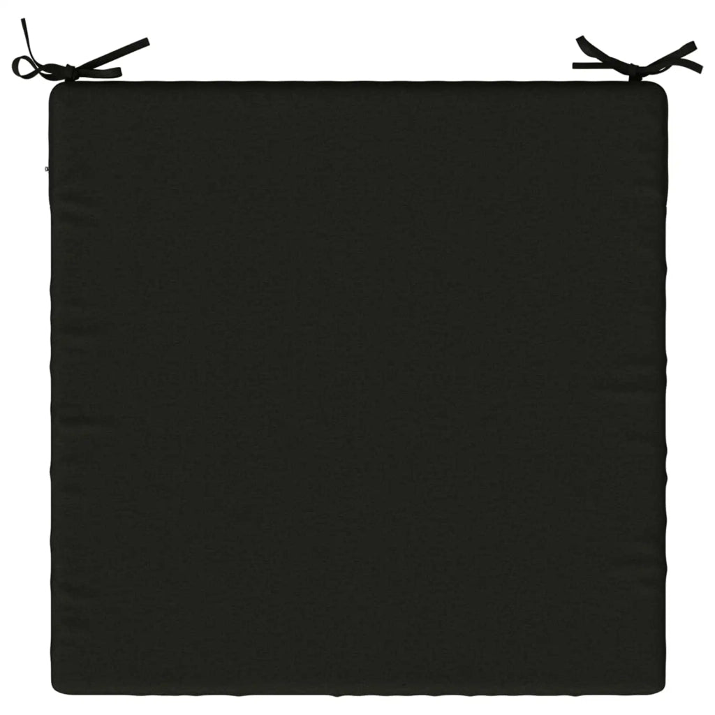 Cuscini per Sedia in 4 Pezzi SOEST 4 pz 100% Poliestere Nero 944658