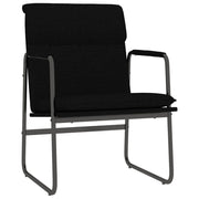 Poltrona | Sedia Lounge Nera 55x64x80 cm in Tessuto
