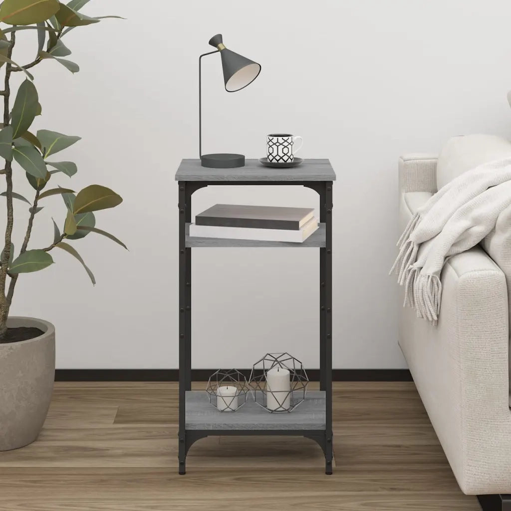 Tavolino | Tavolo laterale Grigio Sonoma 40x30x75 cm in Legno Multistrato