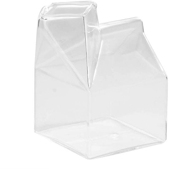 Caffè in vetro trasparente - Base stabile - 250ml - Riciclabile - Ideale per uso domestico - Vetro
