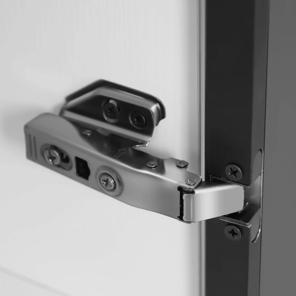 Vetrina Modulare con 5 Cassetti; Vani Aperti e LED Multicolore; Vetro di Sicurezza; Bianco; in Truciolare; 140??40??160 cm