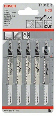 2608630014 - Set 5 lame per seghetto alternativo T 101 BR Clean for Wood
