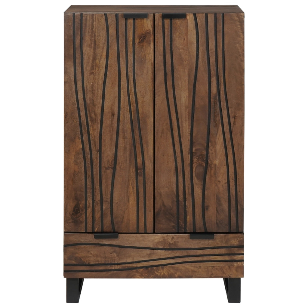 Alto pannello 60x33.5x100 cm in legno massello di mango