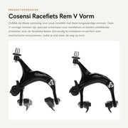 Rem per bicicletta in lega di alluminio - Corrosione e usura resistenti - Facile da installare