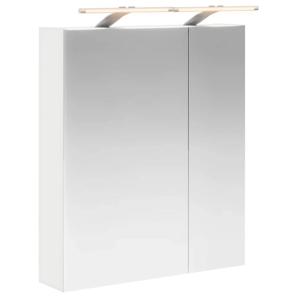 Mobiletto per specchio da bagno Bianco 60 x 14,5 x 70 cm