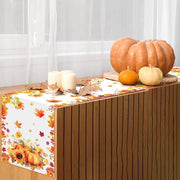 Tessuto per tovaglia da tavola con foglie di quercia - materiale duraturo - lavabile - creazione di atmosfera accogliente per l'autunno - tovaglia per tavola